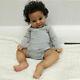 Reborn Baby Dolls Toddler Soft Body Silicone Vinyl Black African American Bebe