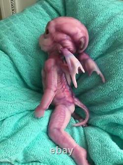 Reborn Baby Dragon Doll Fantasy Full Silicone Handmade Realistic Touch Feeling