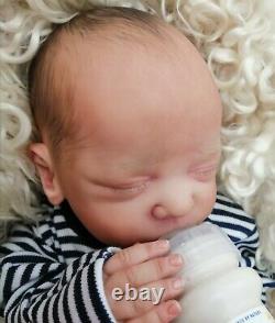 Reborn Baby Ethnic / Biracial Romy by Gudrun Leger with COA (Shropshire Reborns)
