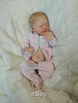 Reborn Baby Girl Aria by Toby Morgan Limited Ed Realistic Preemie Doll