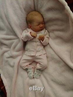 Reborn Baby Girl Aria by Toby Morgan Limited Ed Realistic Preemie Doll