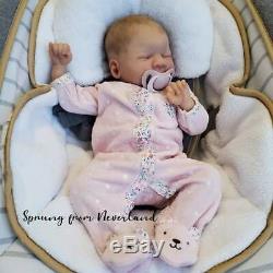 Reborn Baby Girl Aria by Toby Morgan Limited Ed Realistic Preemie Doll