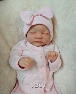 Reborn Baby Girl Aria by Toby Morgan Limited Ed Realistic Preemie Doll