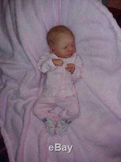 Reborn Baby Girl Aria by Toby Morgan Limited Ed Realistic Preemie Doll