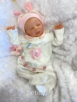 Reborn Baby Girl Art Doll Peter Rabbit Outfit Uk Artist Zendric Ltd Ed Sculpt