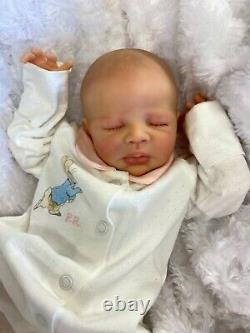 Reborn Baby Girl Art Doll Peter Rabbit Outfit Uk Artist Zendric Ltd Ed Sculpt