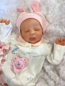 Reborn Baby Girl Art Doll Peter Rabbit Outfit Uk Artist Zendric Ltd Ed Sculpt