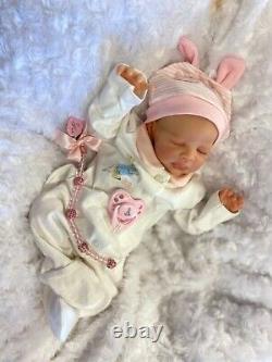 Reborn Baby Girl Art Doll Peter Rabbit Outfit Uk Artist Zendric Ltd Ed Sculpt