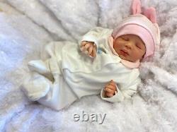 Reborn Baby Girl Art Doll Peter Rabbit Outfit Uk Artist Zendric Ltd Ed Sculpt