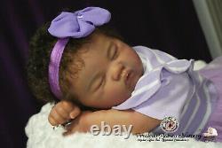 Reborn Baby Girl Ashia By Laura Lee/mimadollsl. Editionnewborndollsiioracrib