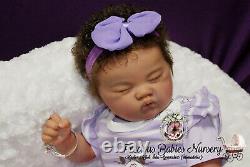 Reborn Baby Girl Ashia By Laura Lee/mimadollsl. Editionnewborndollsiioracrib