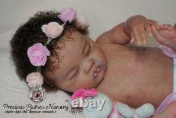 Reborn Baby Girl Ashia By Laura Lee/mimadollsl. Editionnewborndollsiioracrib