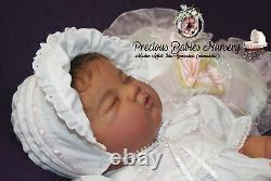 Reborn Baby Girl Ashia By Laura Lee/mimadollsl. Editionnewborndollsiioracrib