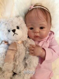 Reborn Baby Girl BAILEY by SANDY FABER BOOBOO DOLL Child Friendly Low Price