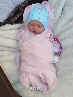 Reborn Baby Girl Delilah by Nikki Johnston Realistic Lifelike Doll Limited Ed