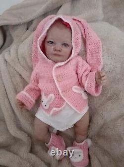 Reborn Baby Girl Doll 22 Inch 7. Lb