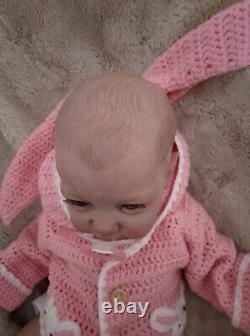 Reborn Baby Girl Doll 22 Inch 7. Lb