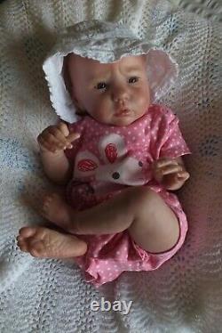 Reborn Baby Girl Doll, Ellie Sue By Bonnie Brown