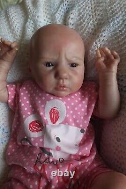 Reborn Baby Girl Doll, Ellie Sue By Bonnie Brown