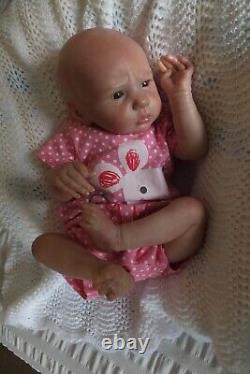 Reborn Baby Girl Doll, Ellie Sue By Bonnie Brown