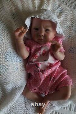 Reborn Baby Girl Doll, Ellie Sue By Bonnie Brown