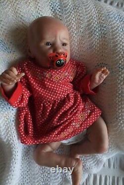 Reborn Baby Girl Doll, Ellie Sue By Bonnie Brown