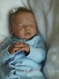 Reborn Baby Girl Doll, Leelou By Cassie Brace