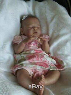 Reborn Baby Girl Doll, Leelou By Cassie Brace