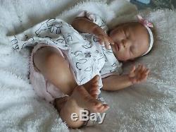 Reborn Baby Girl Doll, Leelou By Cassie Brace