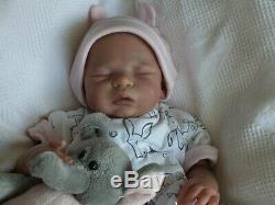 Reborn Baby Girl Doll, Leelou By Cassie Brace