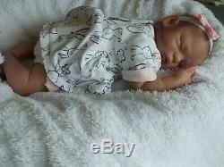 Reborn Baby Girl Doll, Leelou By Cassie Brace