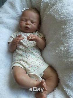 Reborn Baby Girl Doll, Leelou By Cassie Brace