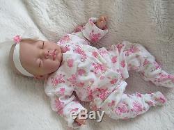 Reborn Baby Girl Doll, Newborn Sleeping Baby Doll. #RebornBabyDollART UK