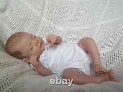 Reborn Baby Girl Doll Painted Hair