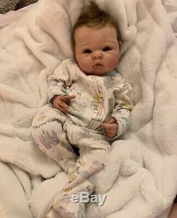 Reborn Baby Girl Doll Paris By Adrie Stoete sweet chunky baby