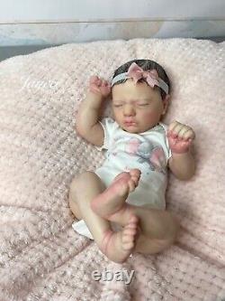 Reborn Baby Girl Doll RealBorn Jaycee COA By UK Artist, Sara Jeffery