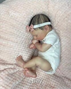 Reborn Baby Girl Doll RealBorn Jaycee COA By UK Artist, Sara Jeffery