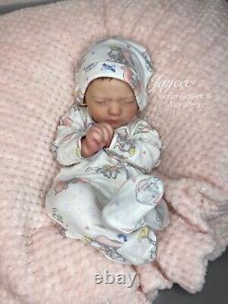 Reborn Baby Girl Doll RealBorn Jaycee COA By UK Artist, Sara Jeffery