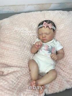 Reborn Baby Girl Doll RealBorn Jaycee COA By UK Artist, Sara Jeffery