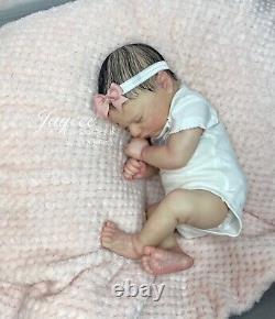 Reborn Baby Girl Doll RealBorn Jaycee COA By UK Artist, Sara Jeffery