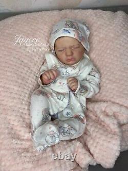 Reborn Baby Girl Doll RealBorn Jaycee COA By UK Artist, Sara Jeffery