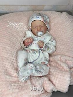 Reborn Baby Girl Doll RealBorn Jaycee COA By UK Artist, Sara Jeffery