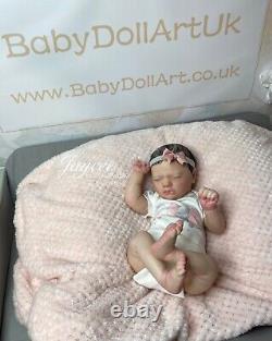 Reborn Baby Girl Doll RealBorn Jaycee COA By UK Artist, Sara Jeffery