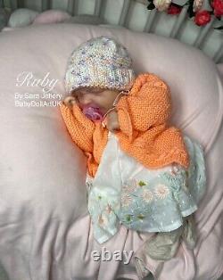 Reborn Baby Girl Doll RealBorn Ruby by UK Artist