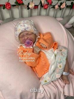 Reborn Baby Girl Doll RealBorn Ruby by UK Artist