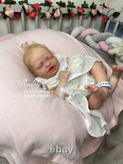 Reborn Baby Girl Doll RealBorn Ruby by UK Artist