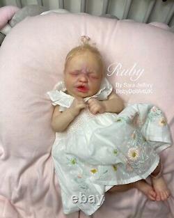 Reborn Baby Girl Doll RealBorn Ruby by UK Artist