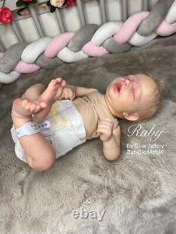 Reborn Baby Girl Doll RealBorn Ruby by UK Artist