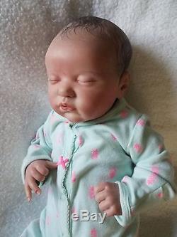 Reborn Baby Girl Evangeline by Laura Lee Eagles LLE Realistic Newborn Doll Cute
