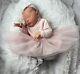 Reborn Baby Girl Laura Bonnie Brown With Coa